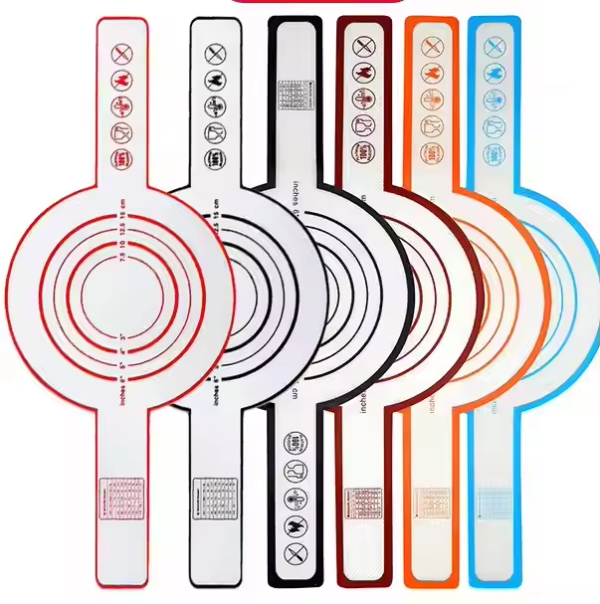 Non Stick Silicone Bread Baking Mat With Long Handles Easy to Transfer Sourdough Bread Sling for Dutch Oven Liners