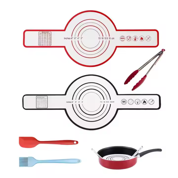 Non Stick Silicone Bread Baking Mat With Long Handles Easy to Transfer Sourdough Bread Sling for Dutch Oven Liners - Image 4