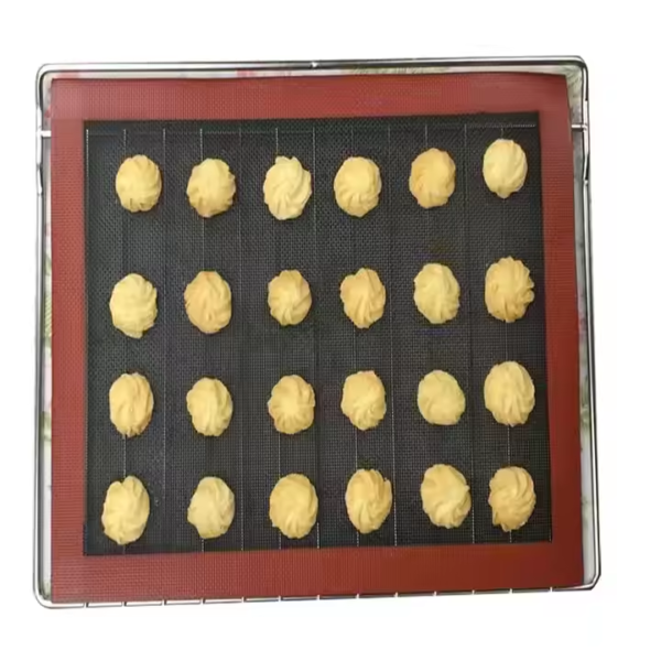 Premium Non-Stick Silicone Baking Mat for Bread Oven Liner Perforated Steaming Mesh Pad - Image 5