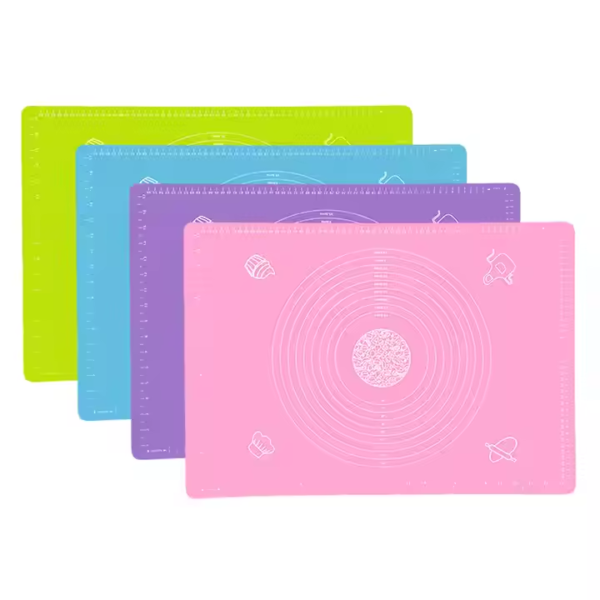 Large Non Stick Kneading Dough Pad Silicone Pastry Baking Dough Rolling Mat with Measurement Oven Liner