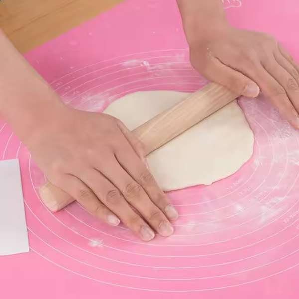 Large Non Stick Kneading Dough Pad Silicone Pastry Baking Dough Rolling Mat with Measurement Oven Liner - Image 4