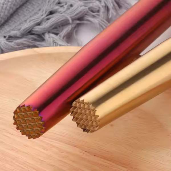 Wholesale Stainless Steel Non-stick Cake Pizza Pasta Dumplings Rolling Pin for Fondant Pie Crust Baker Roller - Image 4