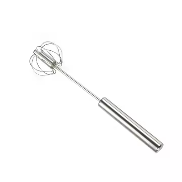 Semi-Automatic Stainless Steel Hand Pressure Egg Beater Kitchen Accessories Tools Cream Utensils Whisk Manual Mixer Metal - Image 4