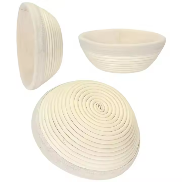 7 8 9 10 Inch Hand Woven Rattan Banneton Bread Basket Sourdough Bread Proofing Basket Fermentation Basket With Cloth Liner