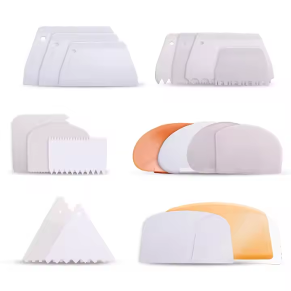 Pastry Dough Cutter Cake Bread Slicer Blade Scraper Baking Spatula Tool for Fondant Icing BPA Free Food-grade Plastic