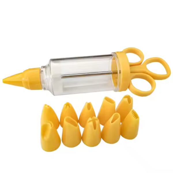 Baking Cake Decorating Gun Cookie Cookie Cream Gun Plastic Decorating Machine Household DIY Cake Decorating Mouth Set