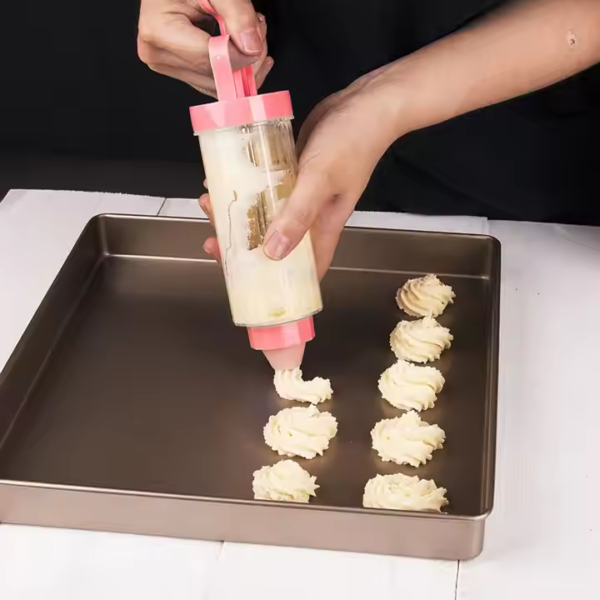 Baking Cake Decorating Gun Cookie Cookie Cream Gun Plastic Decorating Machine Household DIY Cake Decorating Mouth Set - Image 2