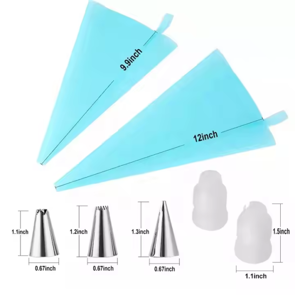 21pcs Cake Decorating Supplies Set with Cake Nozzles Spatula - Image 2