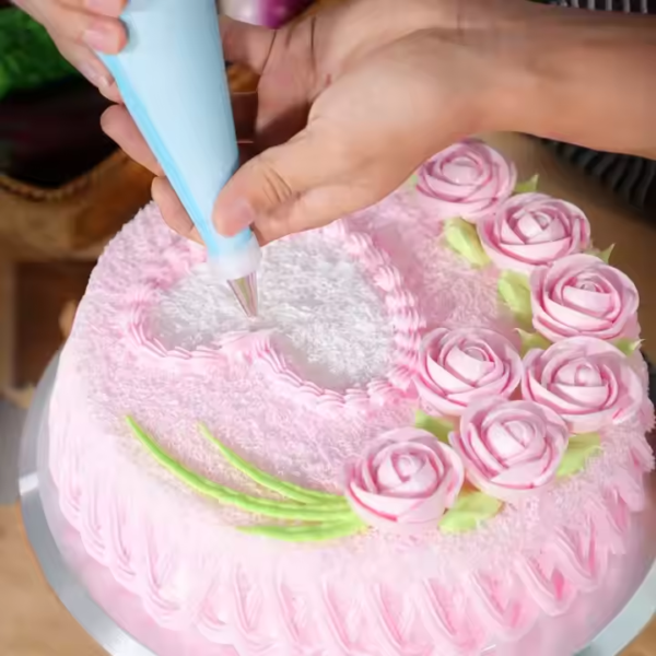 21pcs Cake Decorating Supplies Set with Cake Nozzles Spatula - Image 4