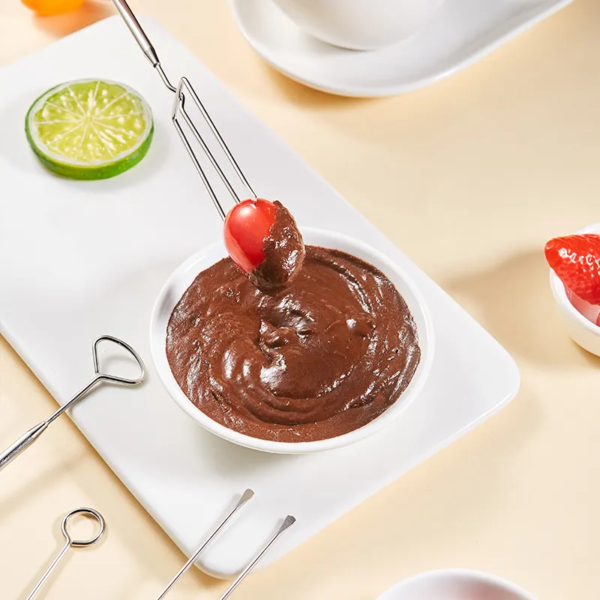Kitchen Accessories 6pcs Set Candy Dipping Stainless Steel Chocolate Cheese Tools Set Candy Dipping Tools Set - Image 2