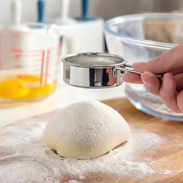 Mini Flour Sifter Sieve Mesh Filter for Baking Stainless Steel Sugar Chocolate Powder Sieve Duster - Image 4