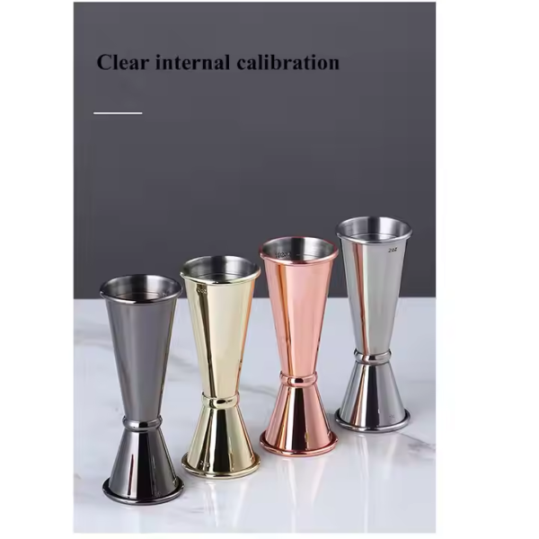 Wholesale Stainless Steel Double Shaker Measure Cup 30ml/60ml Bar Wine Jigger Measuring Tool Kitchen Drink Cups Bar Accessories - Image 4