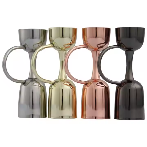 Hot Sale Stainless Steel Creative Handle Cupjigger Whisky Rocker Bar Party Bar Tools Bartender Accessories