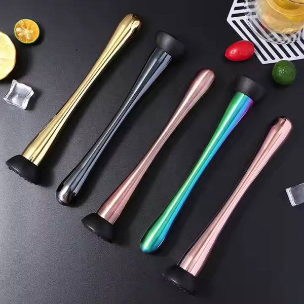 Stainless Steel Food Grade Ice Hammer Pressure Juice Mash Stick Multi-Function Stirring Crushed Ice Bar Tool - Image 2