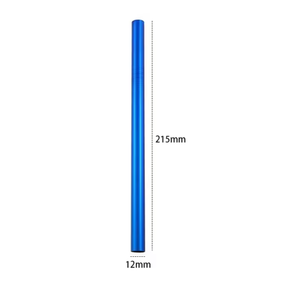 Metal Boba Straws Reusable 12mm Stainless Steel Bubble Tea Straw for Smoothie Milkshakes - Image 3