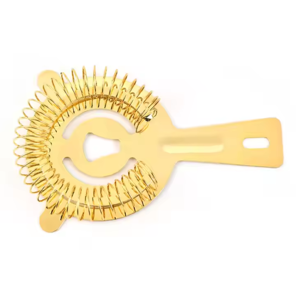 Electroplated Ice Filter Rose Gold Gun Black Ice Strainer Blending Tool - Image 2