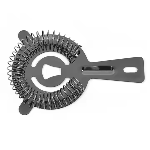 Electroplated Ice Filter Rose Gold Gun Black Ice Strainer Blending Tool - Image 3