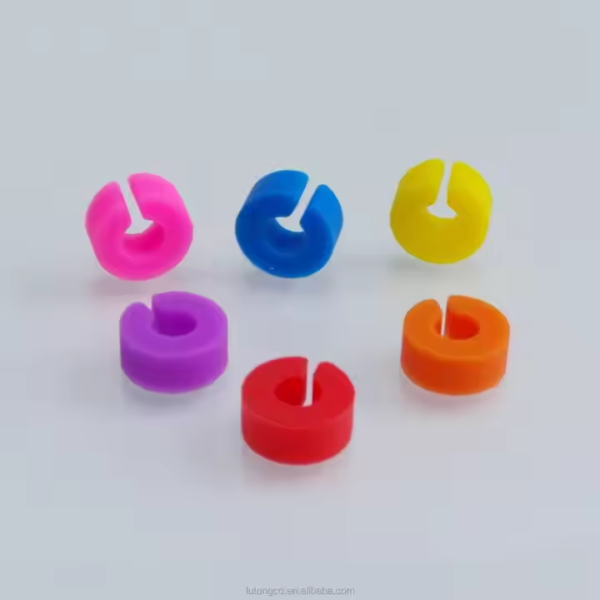 Creative Home Bar Accessories Wine Glass Markers Silicone Drink Marker for Wine Glass - Image 3