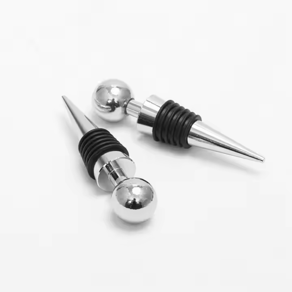 High Polish Finishing Zinc Alloy Blank Custom Wine Stopper - Image 5