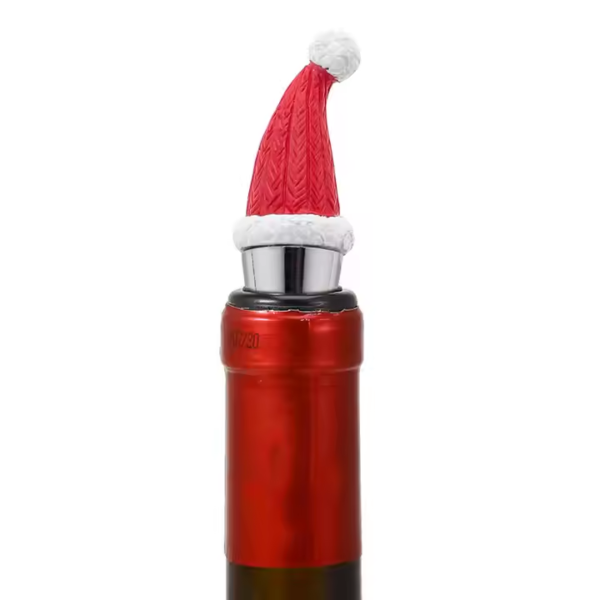 Premium Red Wine Stoppers Best-Selling Christmas Party Decorations Festive Occasions Premium Zinc Alloy Resin Wine Preservers - Image 4