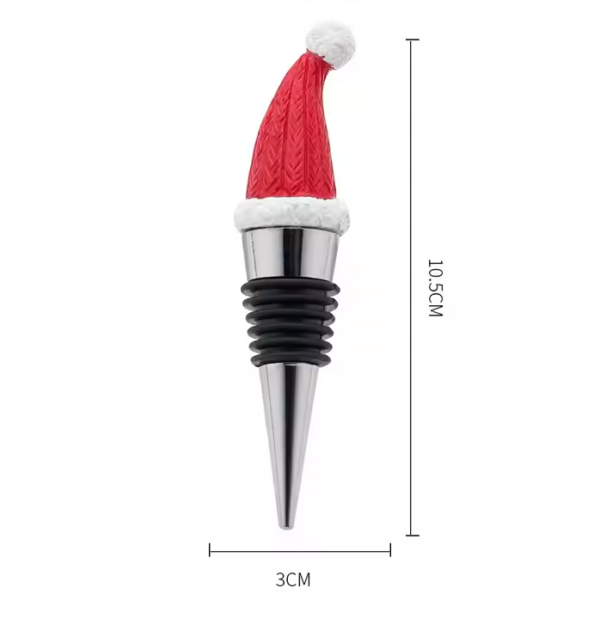 Premium Red Wine Stoppers Best-Selling Christmas Party Decorations Festive Occasions Premium Zinc Alloy Resin Wine Preservers - Image 6
