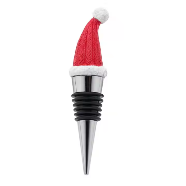 Premium Red Wine Stoppers Best-Selling Christmas Party Decorations Festive Occasions Premium Zinc Alloy Resin Wine Preservers