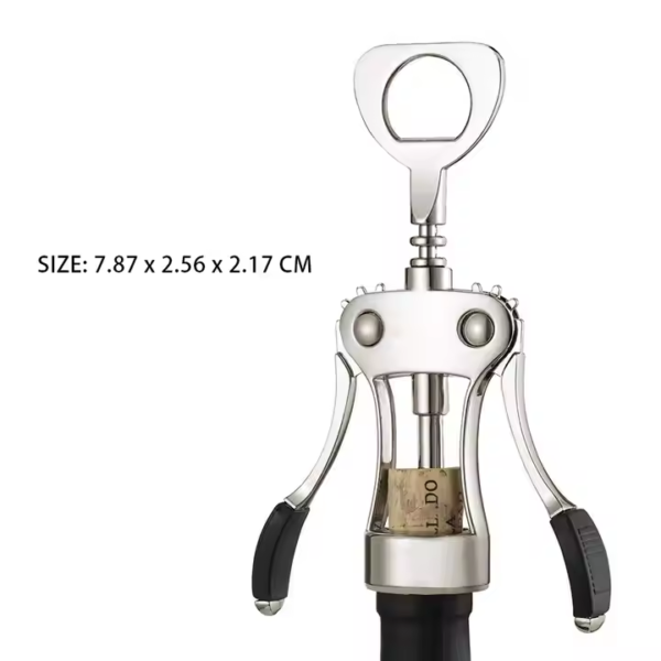 Wholesale Hotel Restaurant bar Waiter Corkscrew Wine Opener Manual Push Wine Bottle Opener - Image 2