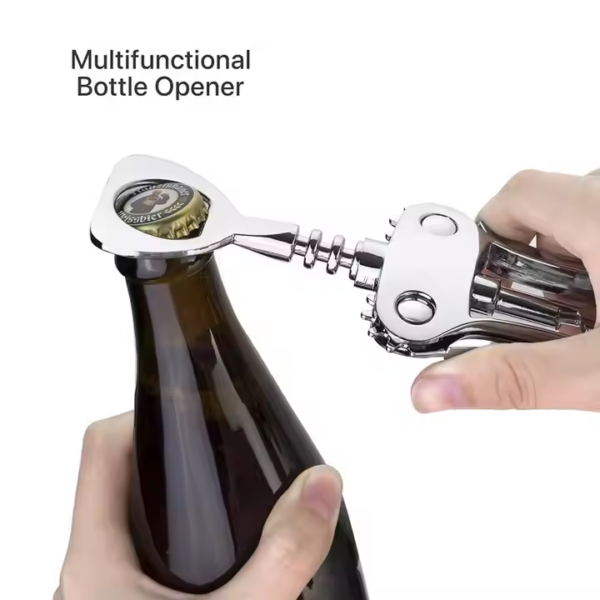 Wholesale Hotel Restaurant bar Waiter Corkscrew Wine Opener Manual Push Wine Bottle Opener - Image 3