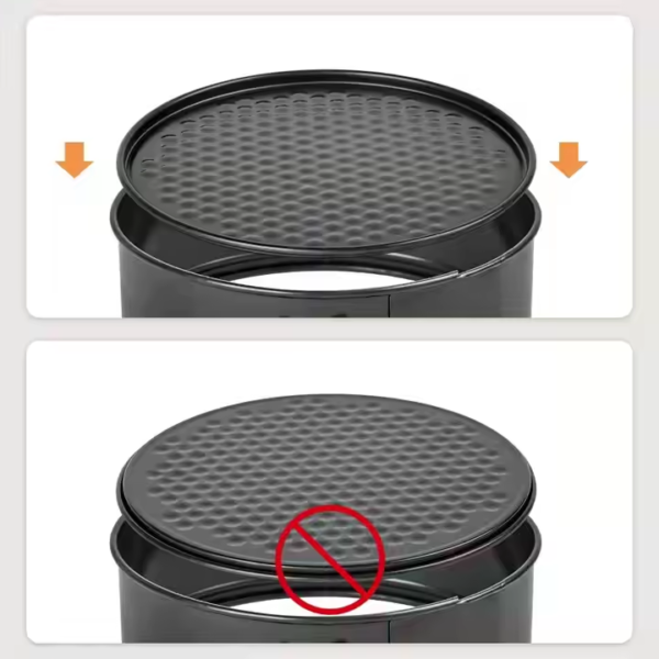 Cake Pan Set of 3 Round Nonstick Baking Pans for Cheesecake Tier Wedding Cakes Removable Bottom Leakproof Bakeware Sets - Image 5