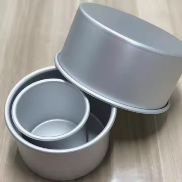 Factory Directly Sell Aluminum Baking Cake Pan Round Type 4-12 Inch Anodized Surface Fixed Design - Image 3