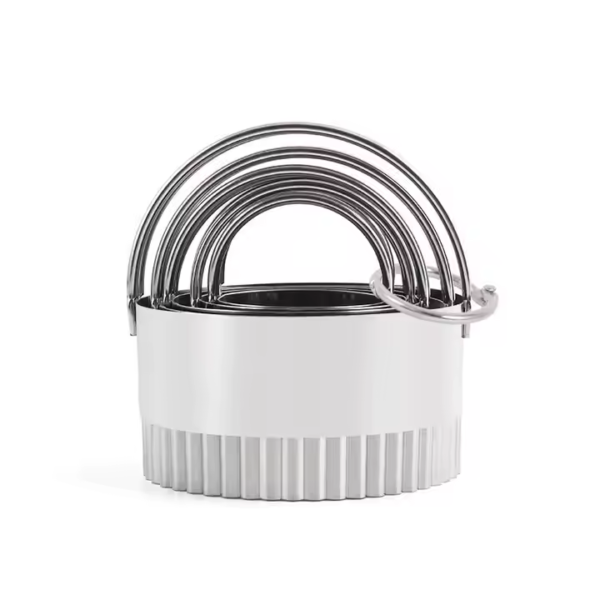 Cookie Cutter Pastry Mold Tool Multiple Sizes Donut Cutter Stainless Steel Round Circle Biscuit Cutter with Handle