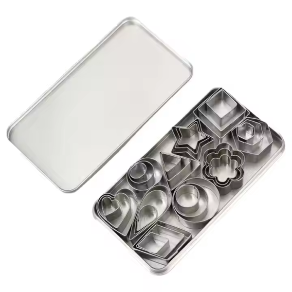 30Pcs/box Stainless Steel Sugar Biscuit Press Stamp Embosser Cookie Cutter DIY Fondant Cake Mold Pastry Decor Baking - Image 6