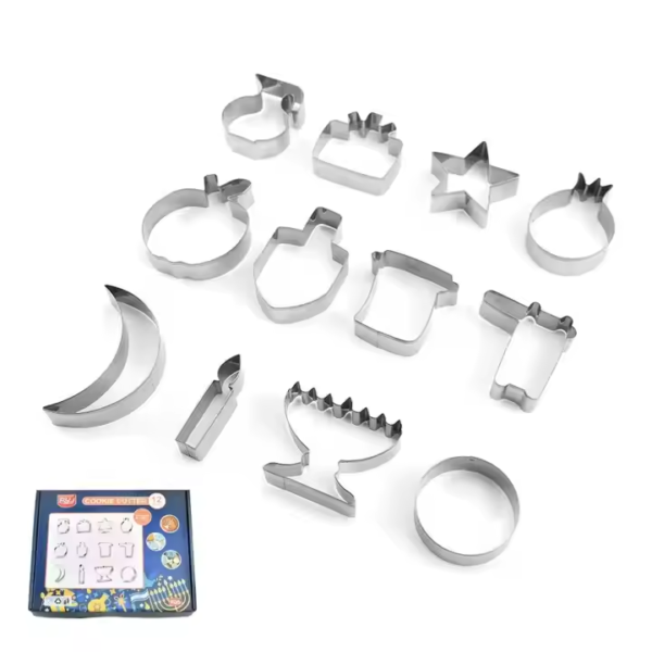 Baking Tools Christmas Trees Shaped 430 Stainless Steel 3d Cartoon Cookie Cutter Diy Biscuit Mould