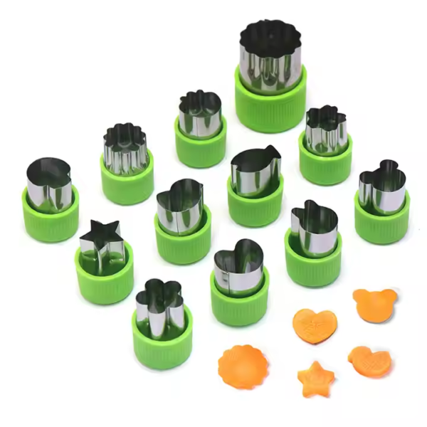 Sandwich Cutter Shape Set for Kids Vegetable Fruit DIY Cutter Coupr-Friuts Press Release Cutters Set Fruit Cookies Stamps Mold