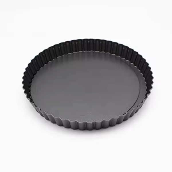 Fruit Tart Pie Baking Products Golden Non-Stick Egg Tart Pizza Plate Round Carbon Steel Baking Bread Pizza Pan Cake Molds - Image 5