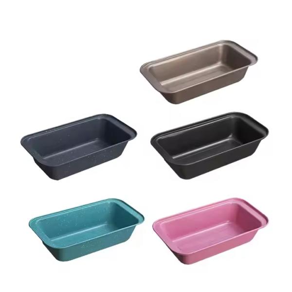 2025 New Arrivals Non-Stick Loaf Pan Smooth Roll Rectangle Toast Box Deep Side Bread Meatloaf Lasagna Cake