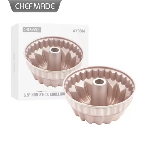 New Carbon Steel Non-stick Bundt Cake Pan,Fluted Tube Baking Pan Baking Pan - Image 4