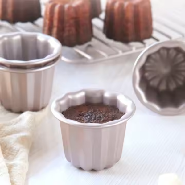 New Product Ideas 2025 Carborn Steel French Canele Molds Cake Pan Nonstick Pastry Caneles