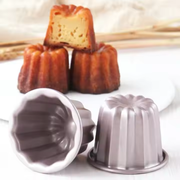 New Product Ideas 2025 Carborn Steel French Canele Molds Cake Pan Nonstick Pastry Caneles - Image 3