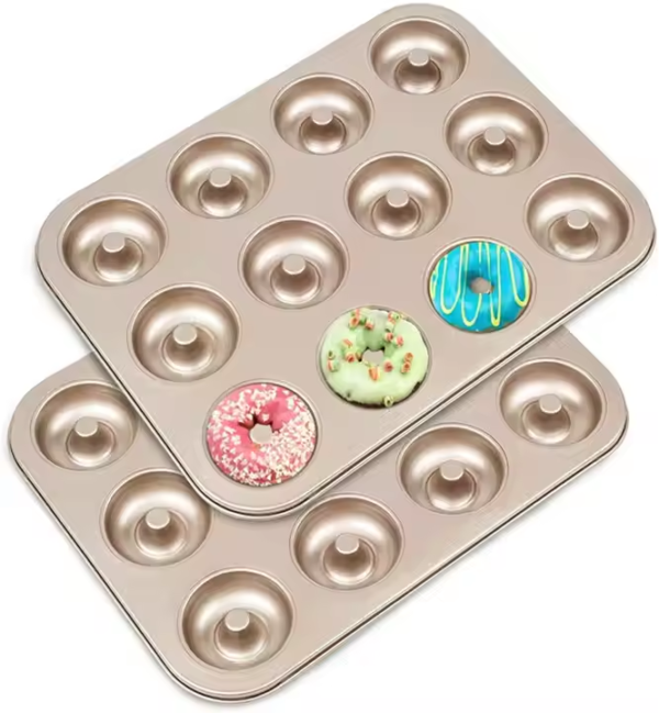 Aluminium Baking Tins Bakeware Set Nonstick and Trays With Lids Household Dish Donut Cake Tin Pan Muffin Non Stick Tray