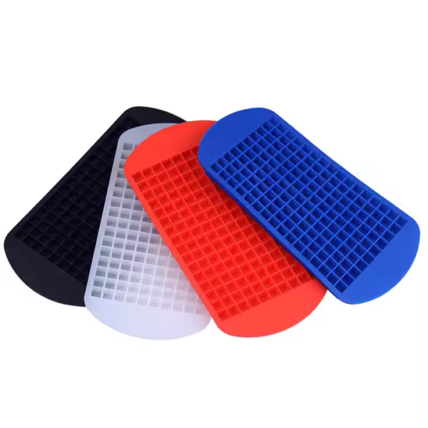 BPA Free Easy Release Mini Silicone Ice Cube Trays 2 Pack square Shape - Image 4