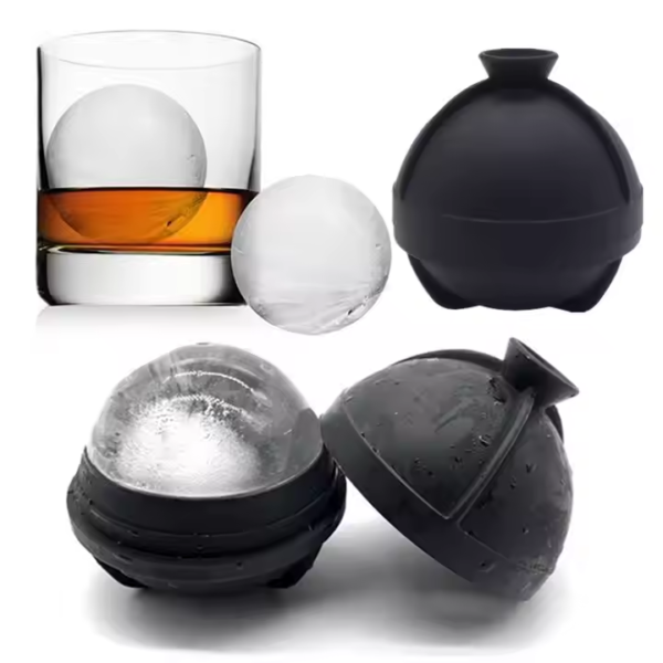 100% High Quality Durable BPA Free Silicone Single Ice Mold Dishwasher Safe Jumbo Size Slow Melting Silicone Face Mold Ice - Image 4