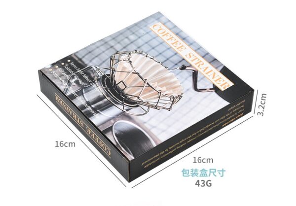 Outdoor foldable portable 304 stainless steel coffee machine filter hand brewed coffee dripper - Image 8