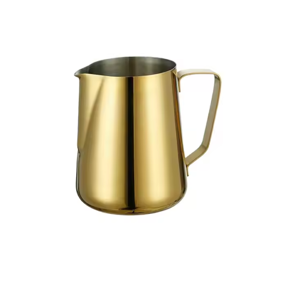 350/500/900ml with Scale Gold Stainless Steel Coffee Latte Art Cup Milk Froth Pointed Fancy Embossed Can Professional Artifact - Image 4